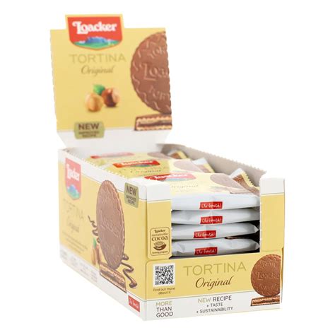 Buy Loacker Tortina Biscuits Original Milk Chocolate Hazelnut Flavour