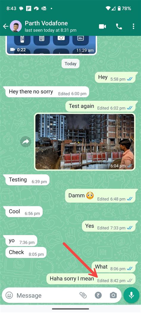 WhatsApp How To Edit A Message After You Ve Tapped The Send Button