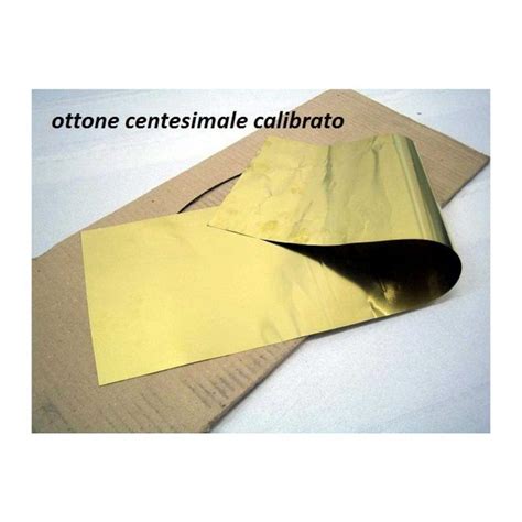 Fogli Calibrati Centesimali Di Ottone Utensileria Revelli