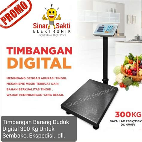 Jual Timbangan Barang Duduk Digital Kg Kg Ekspedisi Paket