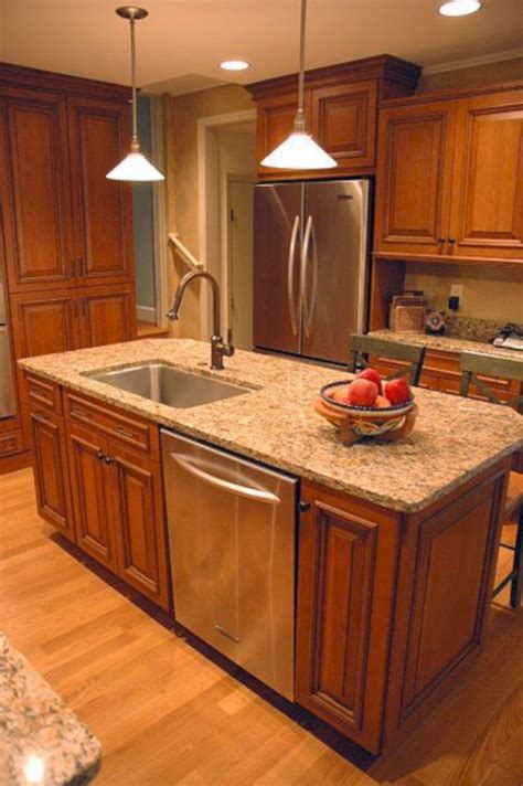 Kitchen Island With Sink And Dishwasher Dimensions Kitchen Info