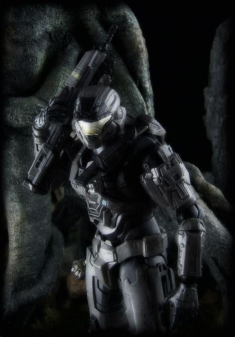 Halo Reach Play Arts Kai Vol Noble Six A Photo On Flickriver