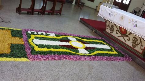 Alfombras Naturales Para Celebrar Corpus Christi Nacionales ABC Color