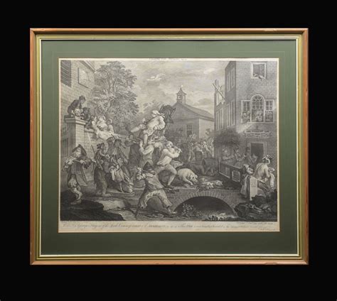 Antiques Atlas Set Of Four Engravings William Hogarth