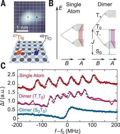 Hyperfine Interaction Of Individual Atoms On A Surface Science