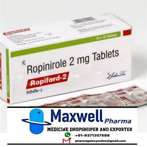 Ropinirole 1mg Tablets At ₹ 119stripe Requip In Nagpur Id 24616431297