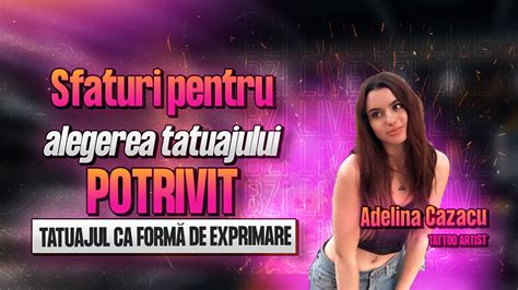 LIVE VIDEO Adelina Cazacu tattoo artist împărtășește pentru BZI