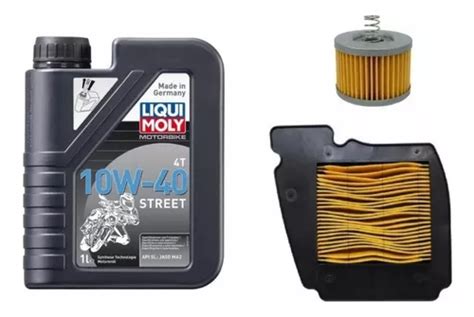 Kit Mantencion Yamaha Fz Liqui Moly Filtro Aceite Aire Cuotas