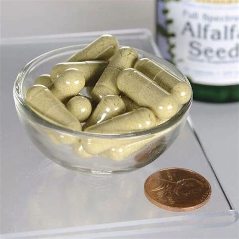 Swanson Full Spectrum Alfalfa Seed 400 Mg 60 Capsules