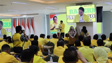 Begini Ketegasan Airlangga Hartarto Soal Arah Partai Golkar Di Pemilu