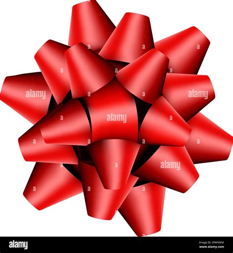 Satin Red Bow Stock Vector Image Art Alamy