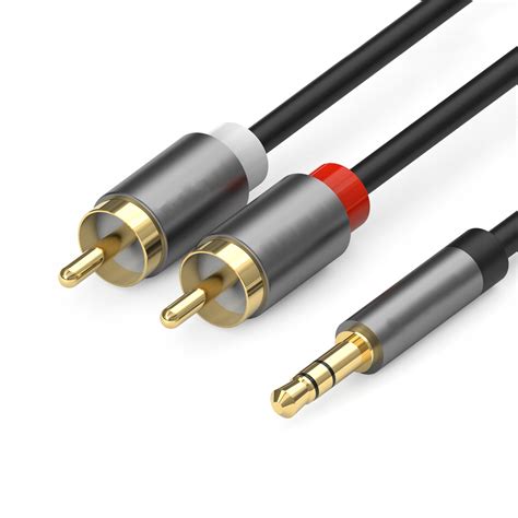 PRZEWÓD AUDIO 3 5MM MINI JACK 2x Cinch RCA 2m Sklep Opinie Cena w