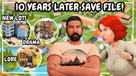 10 Years Later Into The Sims 4 One Of The BEST BASE GAME Sims 4 Save