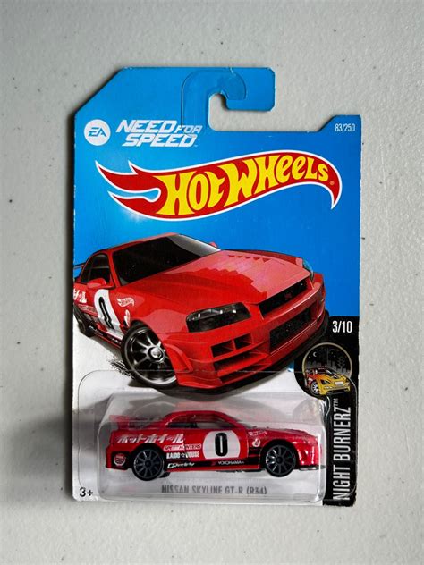 Hot Wheels Need For Speed Nissan Skyline GT R R Hobbies Toys Toys Games On Carousell