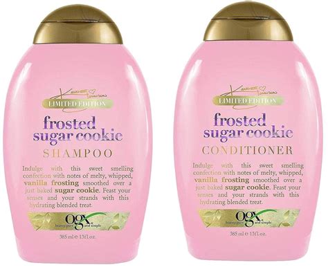 Ogx Haircare Limited Edition Frosted Sugar Cookie Shampoo Conditioner Set Net Wt 13 Fl Oz 385 Ml