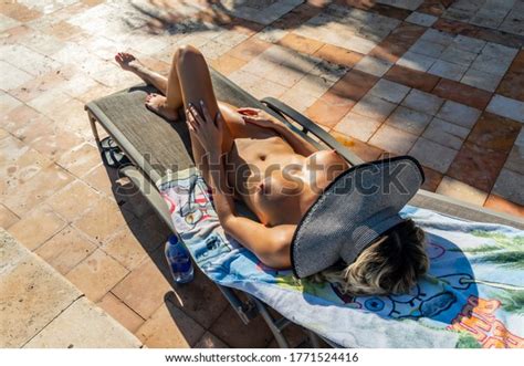 Gorgeous Nude Blonde Model Enjoys Day Stock Photo Shutterstock