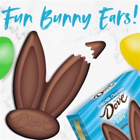 Dove Milk Chocolate Bunny Ears Easter Candy, 1.5 oz - Kroger