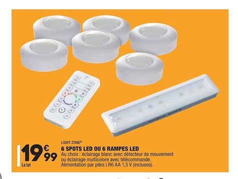 Promo Spots Led Ou Rampes Led Light Zone Chez Aldi Icatalogue Fr