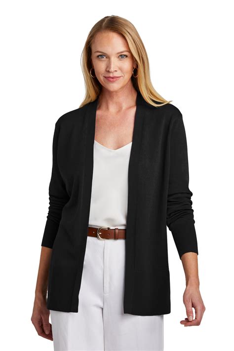 Brooks Brothers Womens Cotton Stretch Long Cardigan Sweater Product