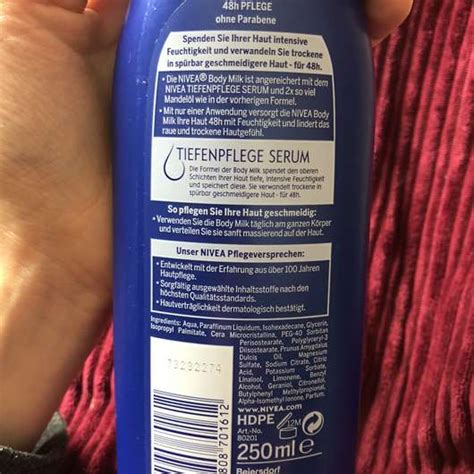 Test Body Pflege Nivea Reichhaltige Body Milk Trockene Haut Pinkmelon