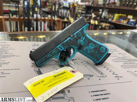 Armslist For Sale New Glock X Mm Pistol Custom Engraved Tiffany