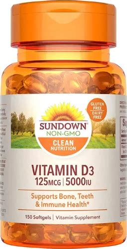 Kit De Vitamina D De Mcg Ui Sundown C Psulas Blandas