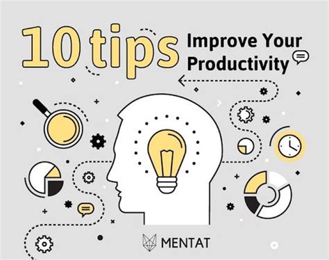 infographic offers  helpful productivity tips    day efficient