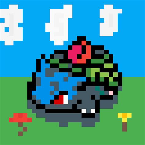 Pixilart Ivysaur By Anime Pixel