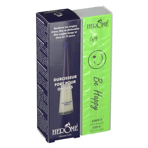 Herôme Durcisseur fort pour ongles Polissoir offert 10 ml Redcare