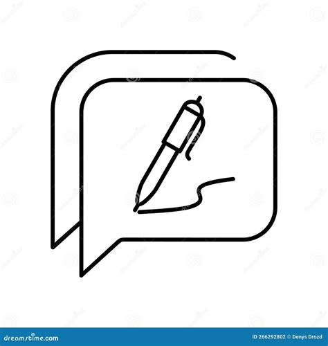 write icon vector set notes illustration sign collection writer