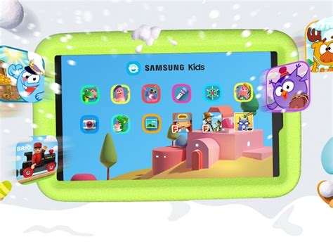 Samsung начала продавать детский планшет Galaxy Tab A Kids с голосовым ...