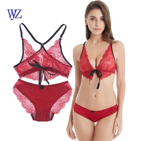 Women Sexy Lace Panty And Bra Ensembles Net Underwear Set Underwear And Lingerie Price