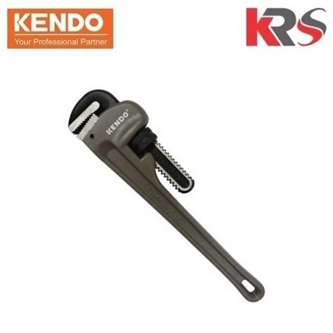 KENDO Coated Aluminium Heavy Duty Pipe Wrench Size 10 48 Inches