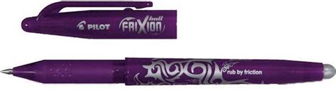 Pilot FriXion Paarse Ball 0 7mm Fine Erasable Pen 0 7mm Violet