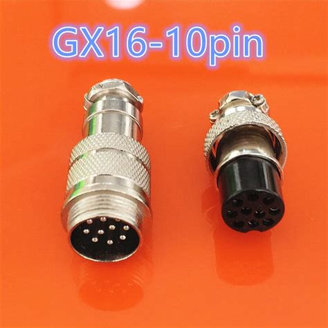 1set Gx16 Butting Docking Male And Female 16mm Circular Aviation Socket Plug 2 3 4 5 6 7 8 9 10