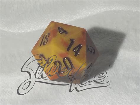 D20 Chonky Rubbersquishy Dice Sharp Edge Polyhedral Dnd Etsy