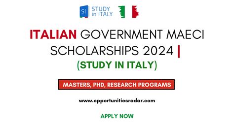 Italian Government Maeci Scholarships Study In Italy