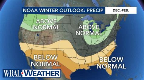 A Warmer North Carolina Winter Noaa Winter Outlook Shows A Drier