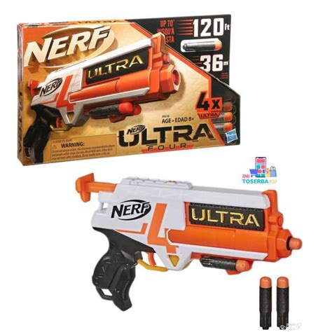 Nerf Ultra Four Dart Blaster Original Hasbro Mainan Anak Senjata Lazada Indonesia