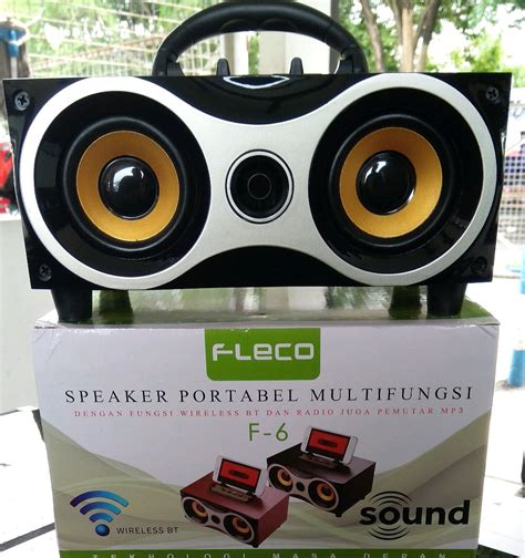 Speaker Bluetooth Fleco F F F Super Bass Radio Mp Jadi Store