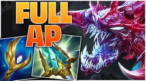 Full AP Cho Gath Top Lane Rod Of Ages Archangel S Staff Build