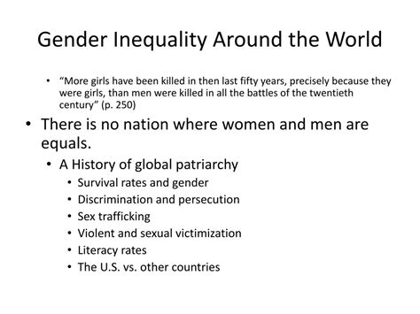 Ppt Gender Inequality Powerpoint Presentation Free Download Id1643004