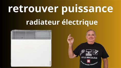 Retrouver la puissance d un radiateur électrique YouTube