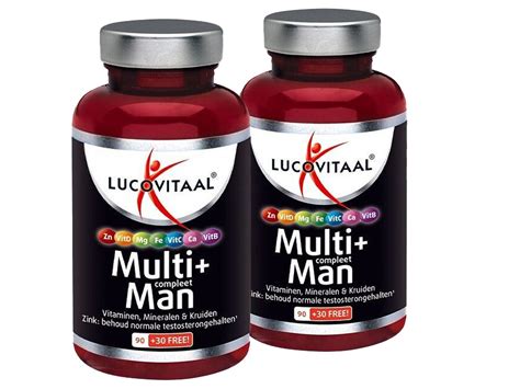 2x Lucovitaal Multi Plus Compleet Man 240 Tabs Aanbieding IBOOD