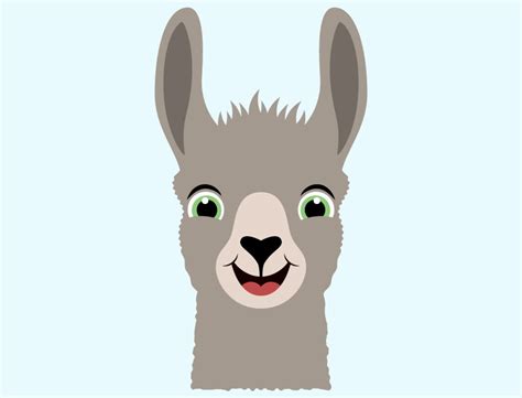 Cute Llama SVG Cut Files PNG Llamas Clipart Farmhouse Clip Etsy