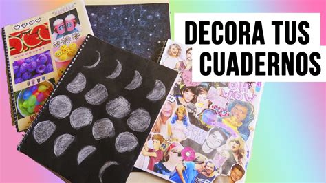 DECORA TUS CUADERNOS REGRESO A CLASES 2016 4 Ideas YouTube