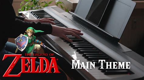 The Legend Of Zelda Main Theme Piano Youtube