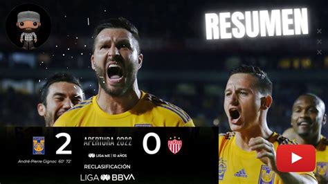 Resumen Tigres Vs Necaxa 2 0 Repechaje Doblete De Guinac YouTube