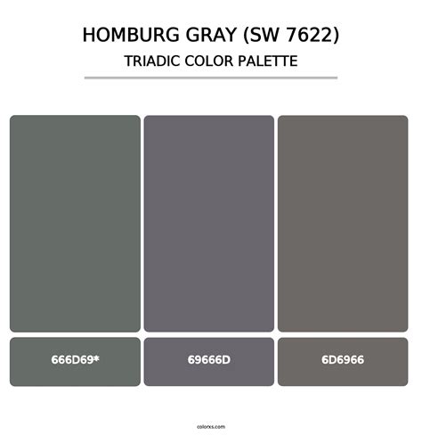 Sherwin Williams Homburg Gray Sw Paint Coordinating Colors And