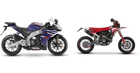 Motorrad Vergleich Aprilia RS 125 2021 Vs Fantic XMF 125 Competition 2023